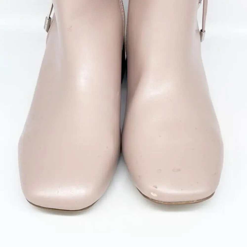Journee Collection Women's‎ Beverley Block Heel Booties Light Pink Size 8